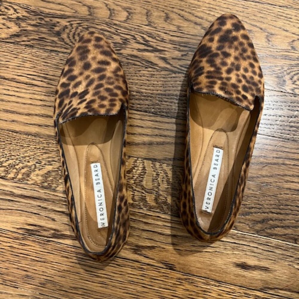 Veronica Beard Leopard Loafers